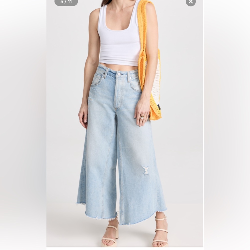 CITIZENS OF HUMANITY Tessa Culotte Jeans in Glacier
